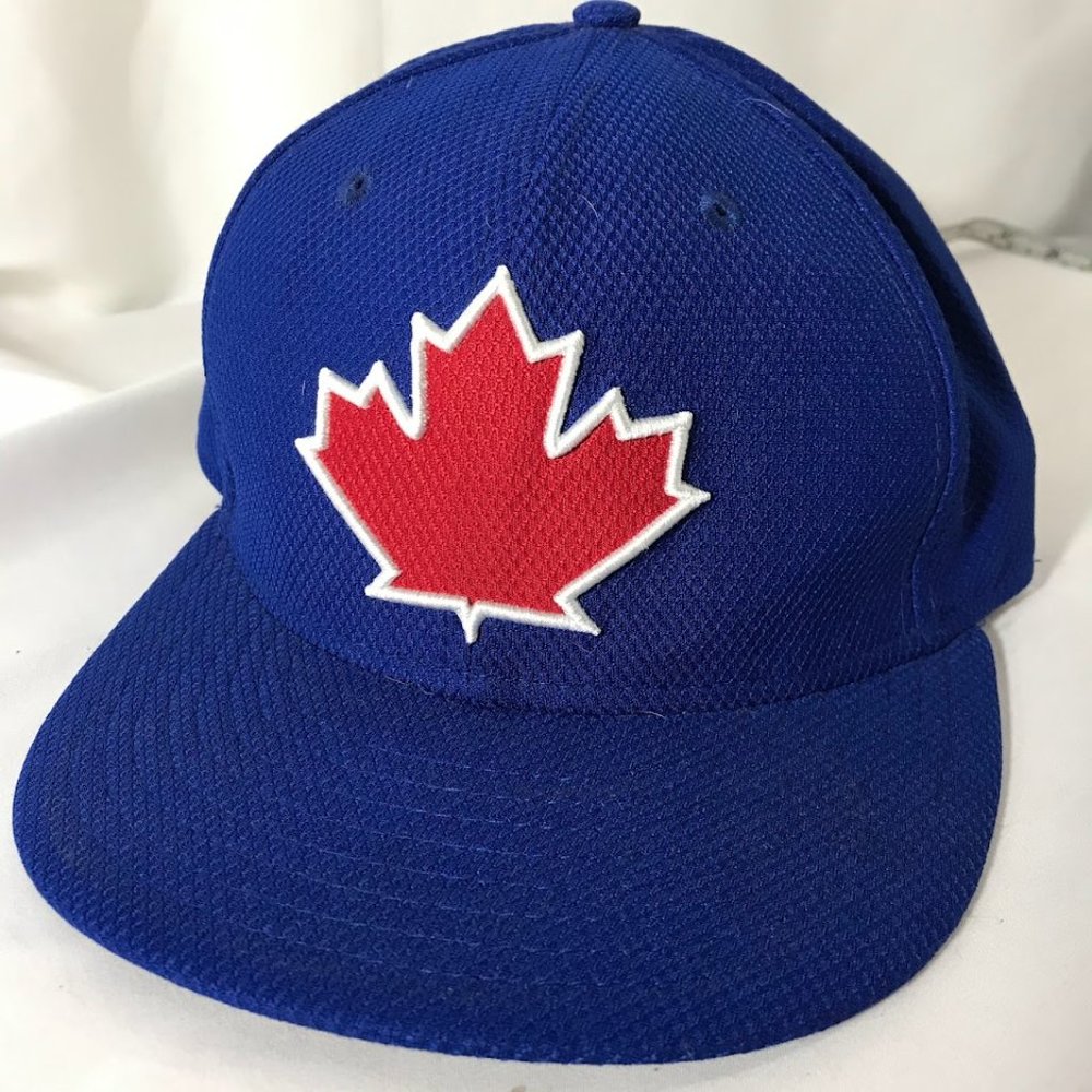 Toronto Blue Jays New Era Fitted Hat Sz 7 1/8 Blue